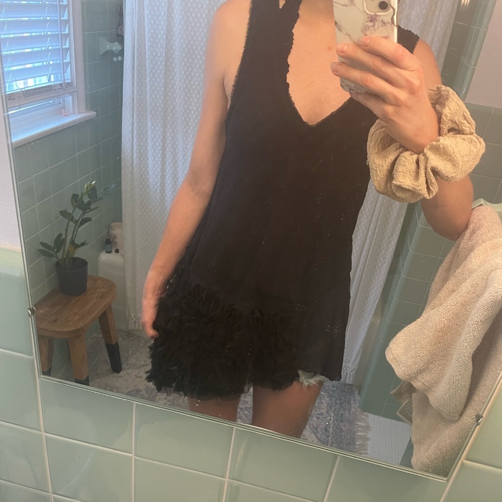 Free people asymmetrical hem top